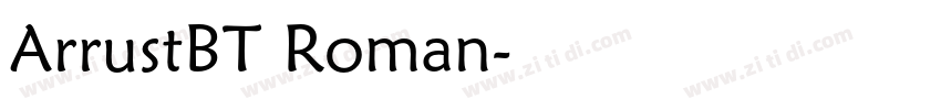 ArrustBT Roman字体转换